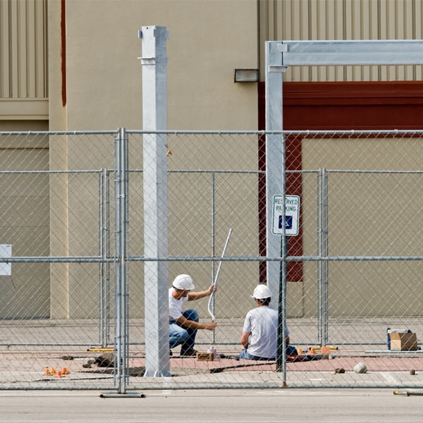 how much time can i lease the temporary fence for my construction site or event in Montebello California